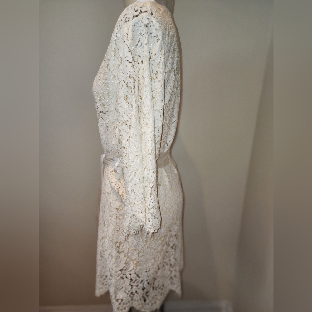 Weddingstar White Lace Robe - Picture 4 of 12